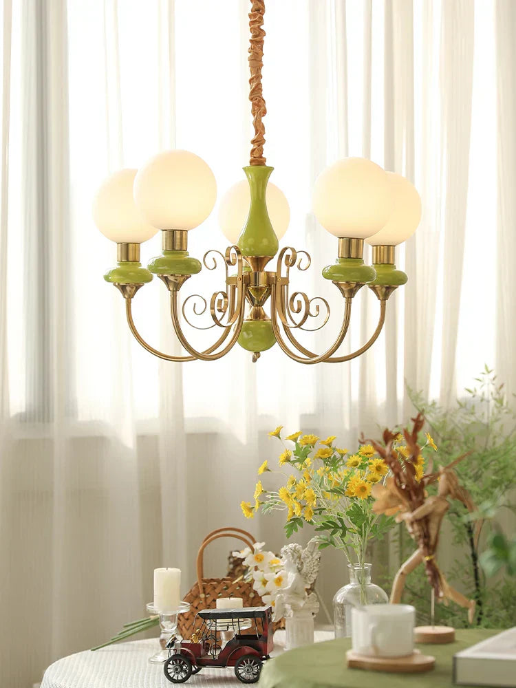 DecorBites™ Cream Style LED Chandelier for Bedroom, Living Room, Dining Room
