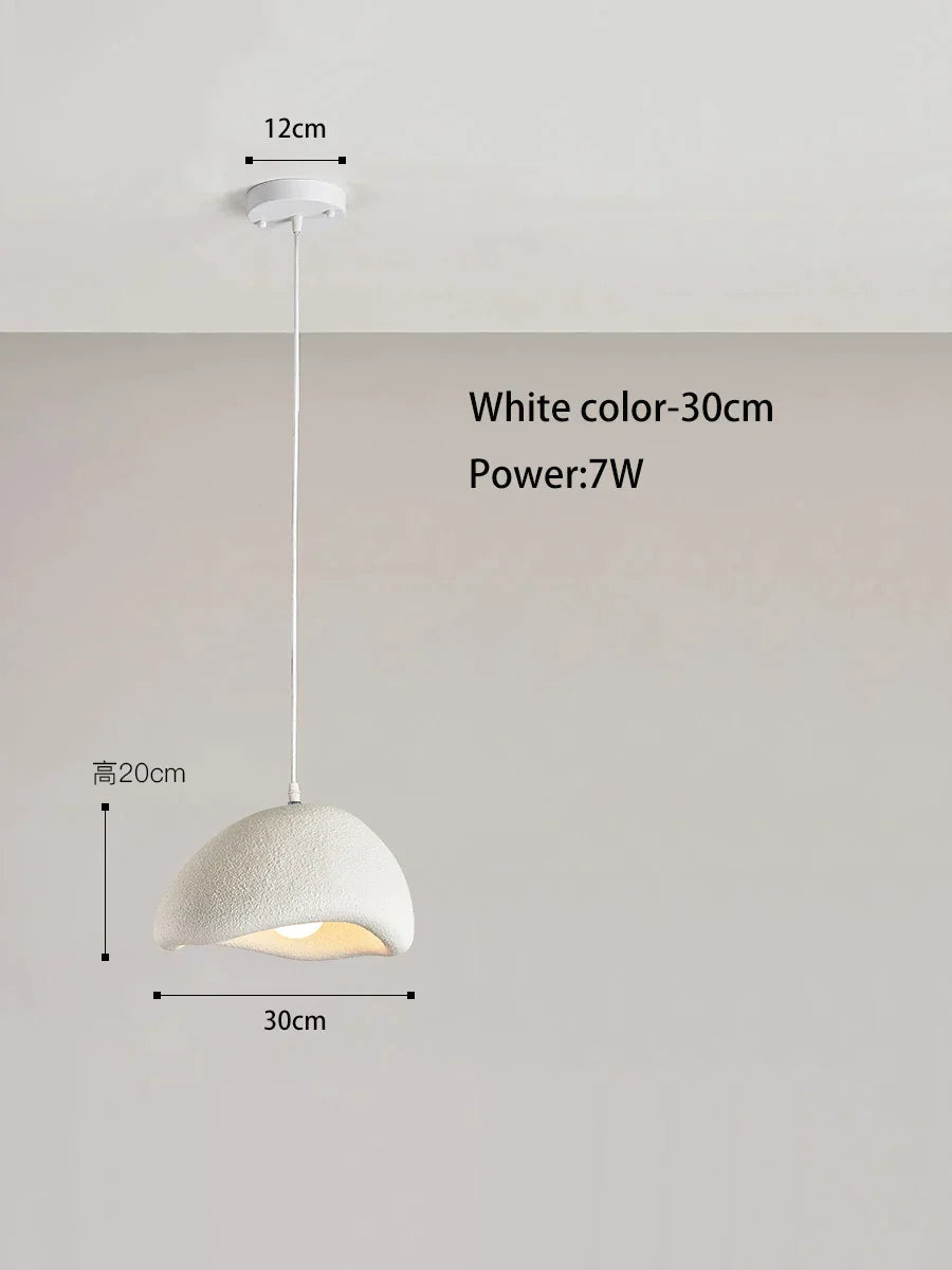 DecorBites™ Cream Style Cloud Chandelier Cement LED Pendant Lamp - Modern Hanging Light