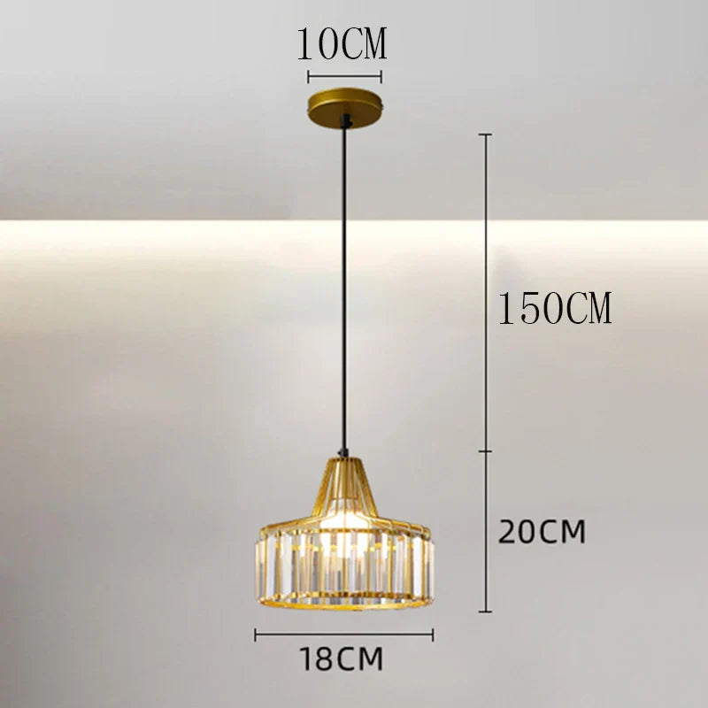 ثريا معلقة LED من DecorBites™ لديكور غرفة النوم الداخلي الأنيق