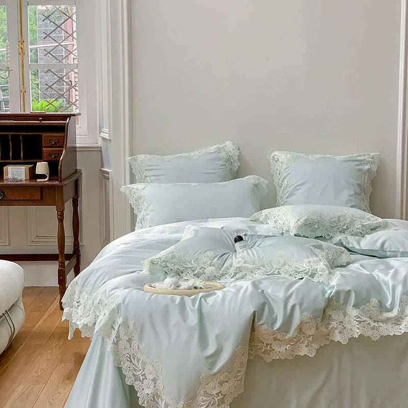 DecorBites™ French Wedding Chic 1000TC Egyptian Cotton Bedding Set
