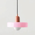 Nordic Vintage Orange Glass Pendant Light