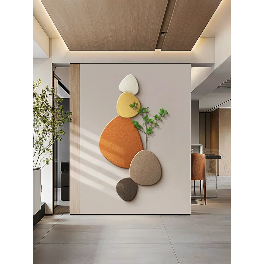DecorBites™ Green Plant Mural Wall Lamp for Modern Living Room Decor