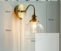 DecorBites™ LED Wall Lamp 4W Beside Home Lighting with Knob Switch