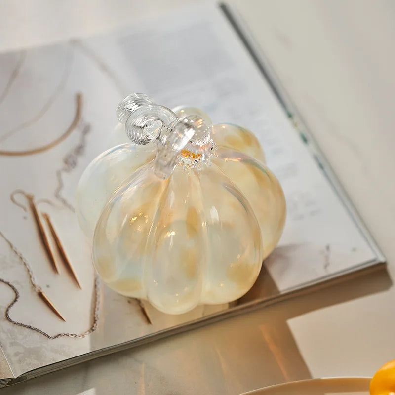 DecorBites™ تمثال اليقطين الزجاجي المتدرج لديكور المنزل