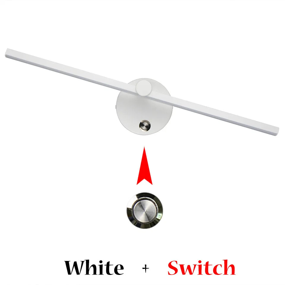 Applique Murale LED Linéaire DecorBites™ 41CM avec Interrupteur et Rotation à 300°