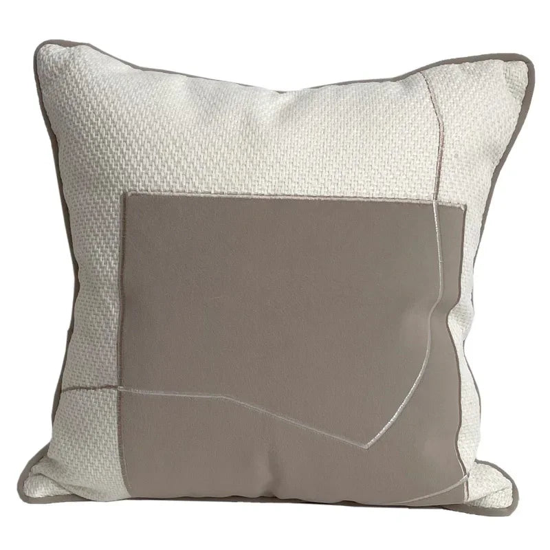DecorBites™ Light Coffee Texture Pillow Covers 45*45 - Modern Simplicity Luxury Home Decor