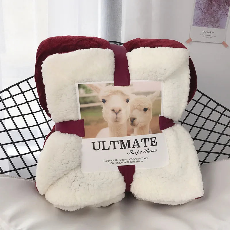 DecorBites™ Cozy Plush Blanket: Soft, Warm, Lightweight for Bedroom & Sofa All Seasons