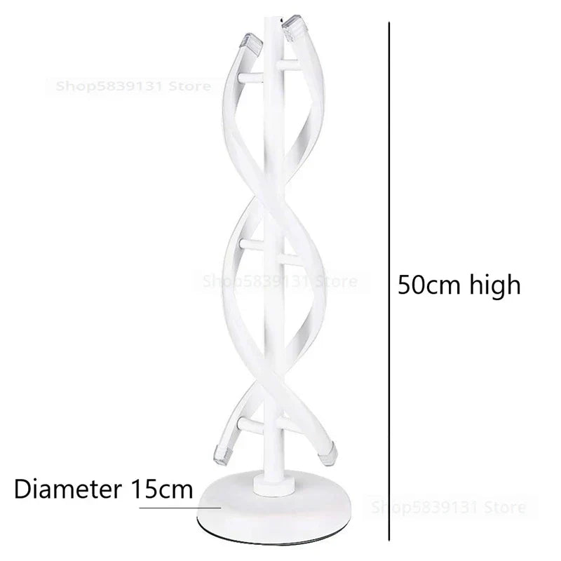 مصباح أرضي LED أكريليك فني من DecorBites™ ديكور منزلي عصري لغرفة المعيشة وغرفة النوم