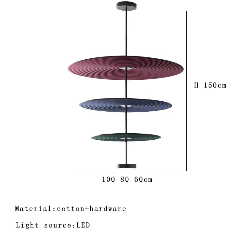 DecorBites™ Dimmable Cotton Chandelier | Post-modern Art Decor for Living Room and Office