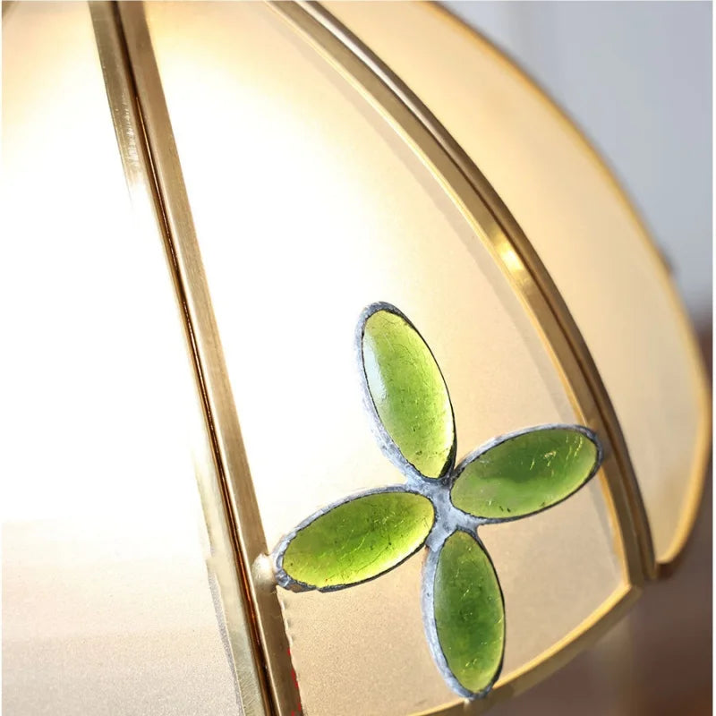 DecorBites™ Glass Brass Wall Sconce LED Light Fixture for Dining Living Room