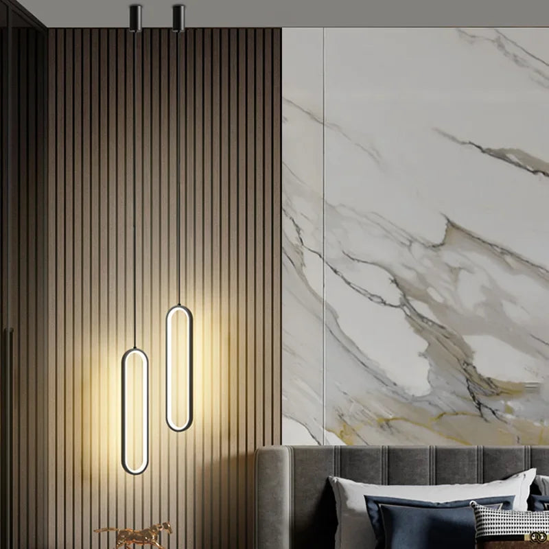 ثريا LED من DecorBites™: مصابيح متدلية حديثة لغرفة المعيشة وغرفة الطعام لديكور المنزل