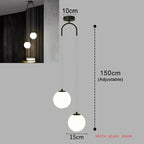 Modern Glass Globe Pendant Light