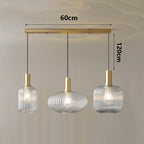 Modern Ring Glass Pendant Light