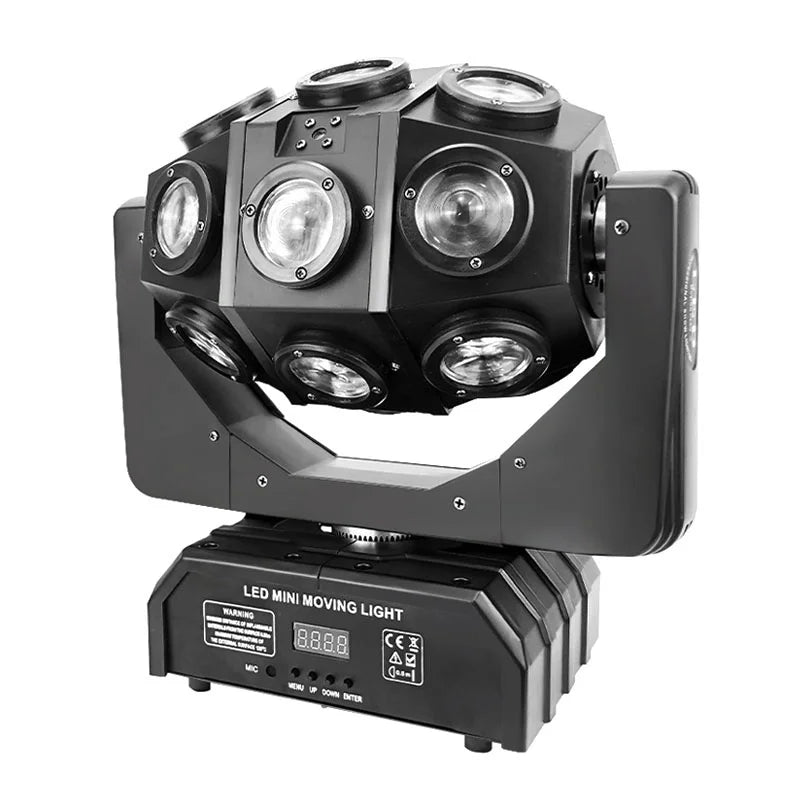 DecorBites™ 18 Beam Red Green Laser Light with Moving Head Bar Nightclub Disco LED