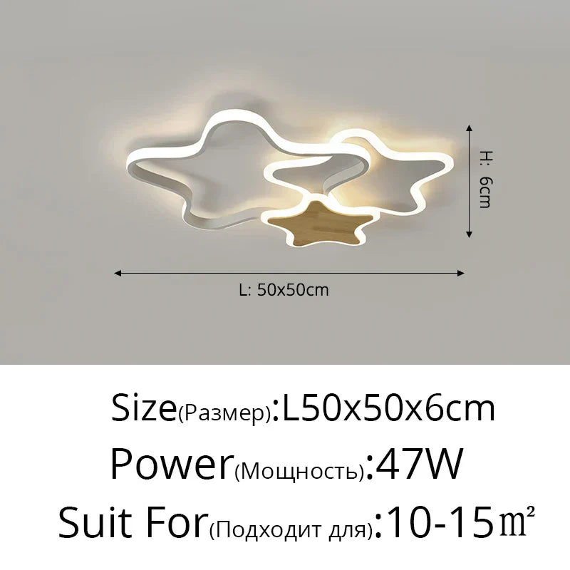 ثريات DecorBites™ LED إضاءة داخلية عصرية قابلة للتعتيم للزينة المنزلية