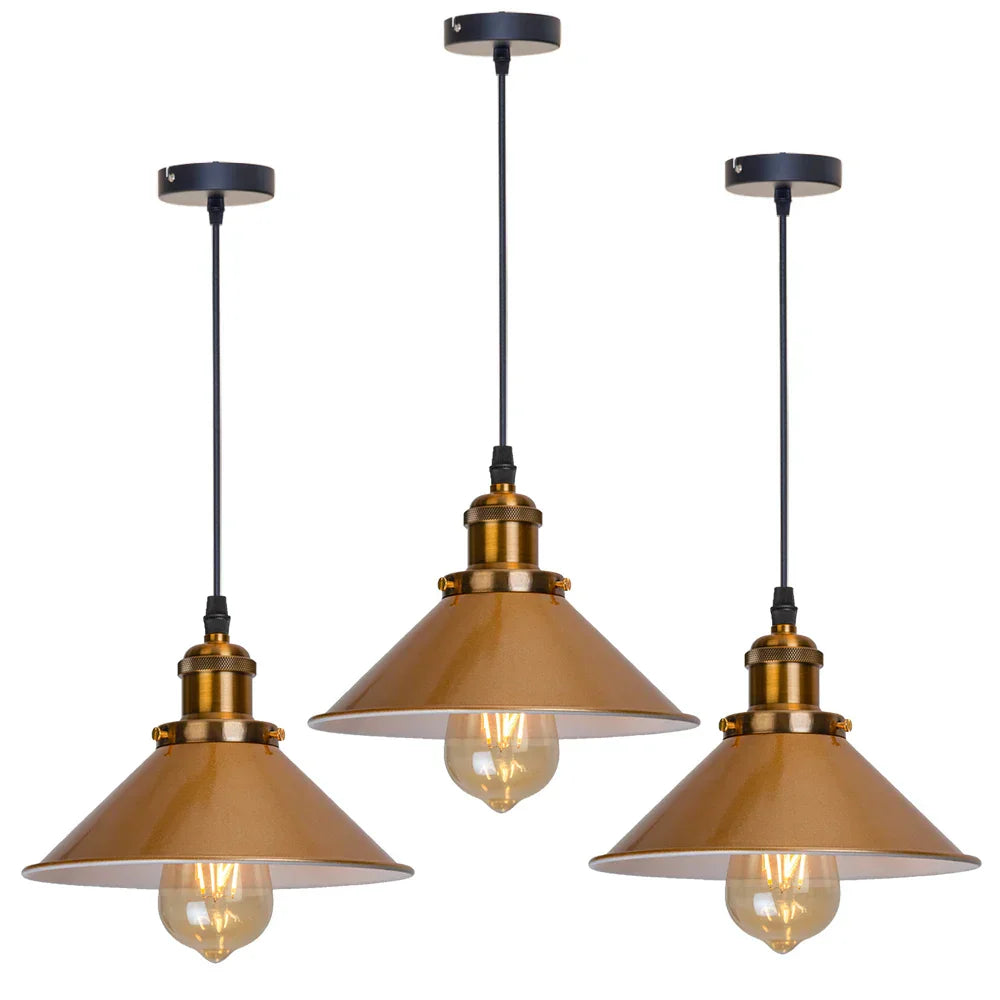 Suspension LED industrielle rétro DecorBites™ pour la maison, la salle à manger, le bar et la décoration de restaurant
