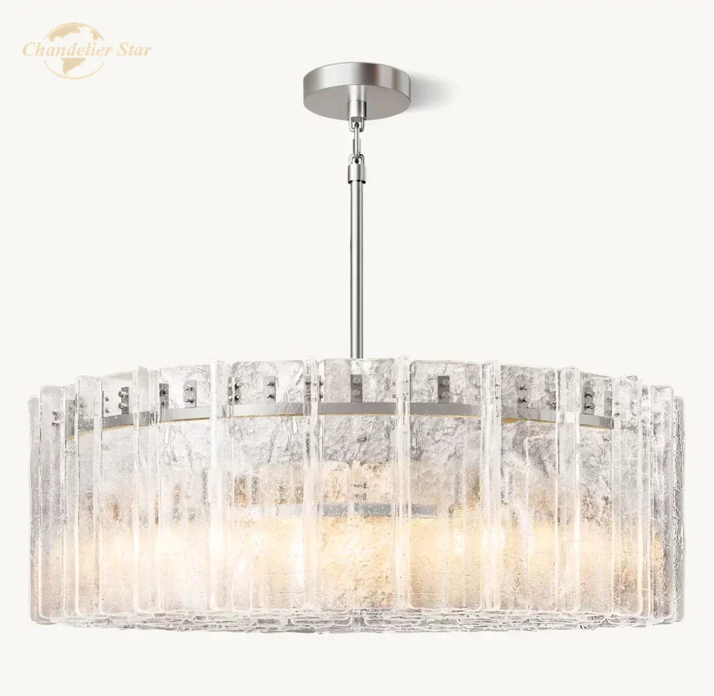 ثريا DecorBites™ Lattice Glass LED لغرفة النوم وغرفة الطعام - تركيبات إضاءة متدلية عصرية