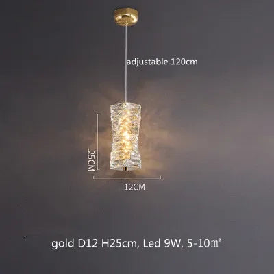 مصابيح قلادة LED كريستالية من DecorBites™ | مصباح حلقي معلق قابل للتعتيم | تركيبات ديكور فاخرة حديثة