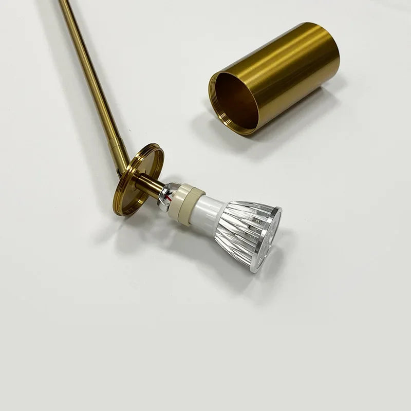 Nordic Adjustable Black or Brass Pendant Light