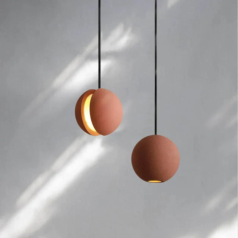 DecorBites™ Cement Planet Chandelier Hanging Lamp for Dining Room & Bedroom