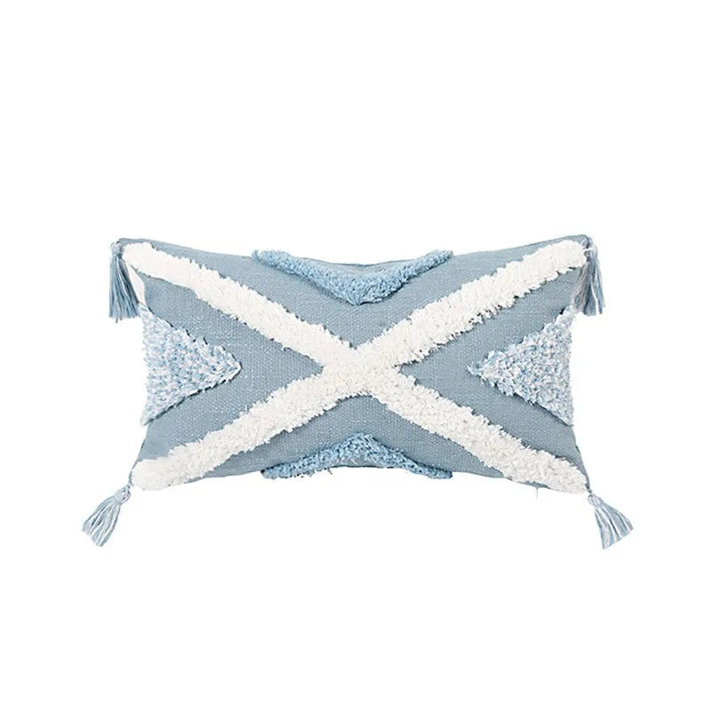 DecorBites™ Geometric Tassel Tufted Pillow Covers for Home Decoration
