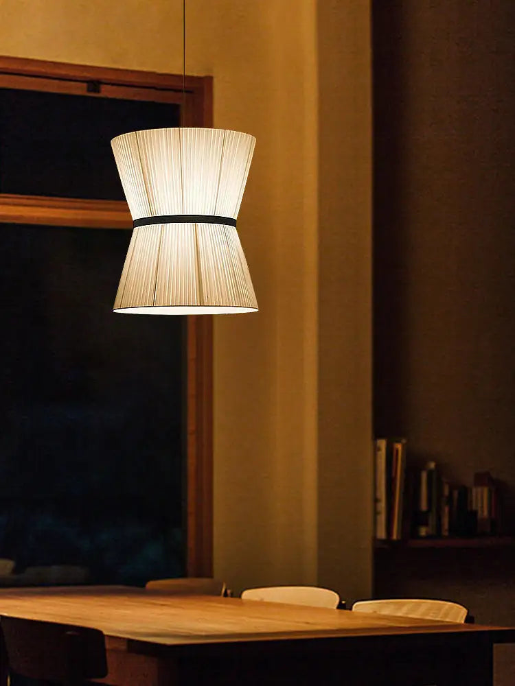DecorBites™ Cocoon Cloth Chandelier: Japanese Pendant Lamp for Home Kitchen Decor