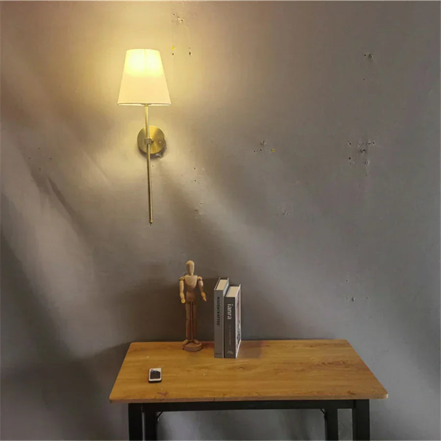 DecorBites™ LED Wall Sconce with USB Rechargeable Battery - Modern Bedroom and Bathroom Lighting