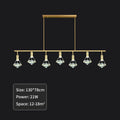 DecorBites™ Diamond Crystal Pendant Light for Living Dining Room Décor