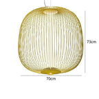 Spokes Birdcage Pendant Light in Polished Chrome