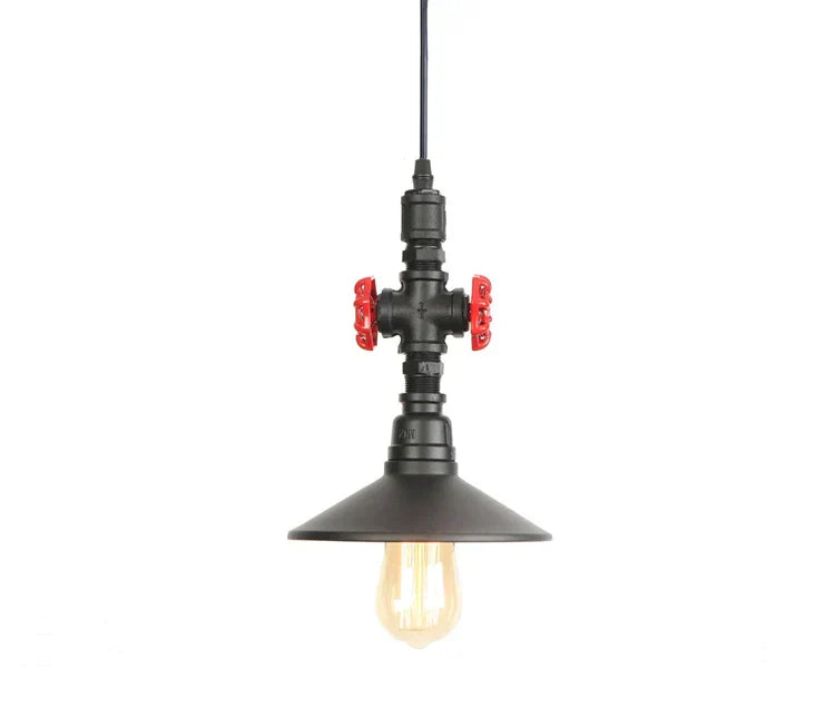DecorBites™ Industrial Water Pipe Pendant Lamp for Dining, Bar, and Café