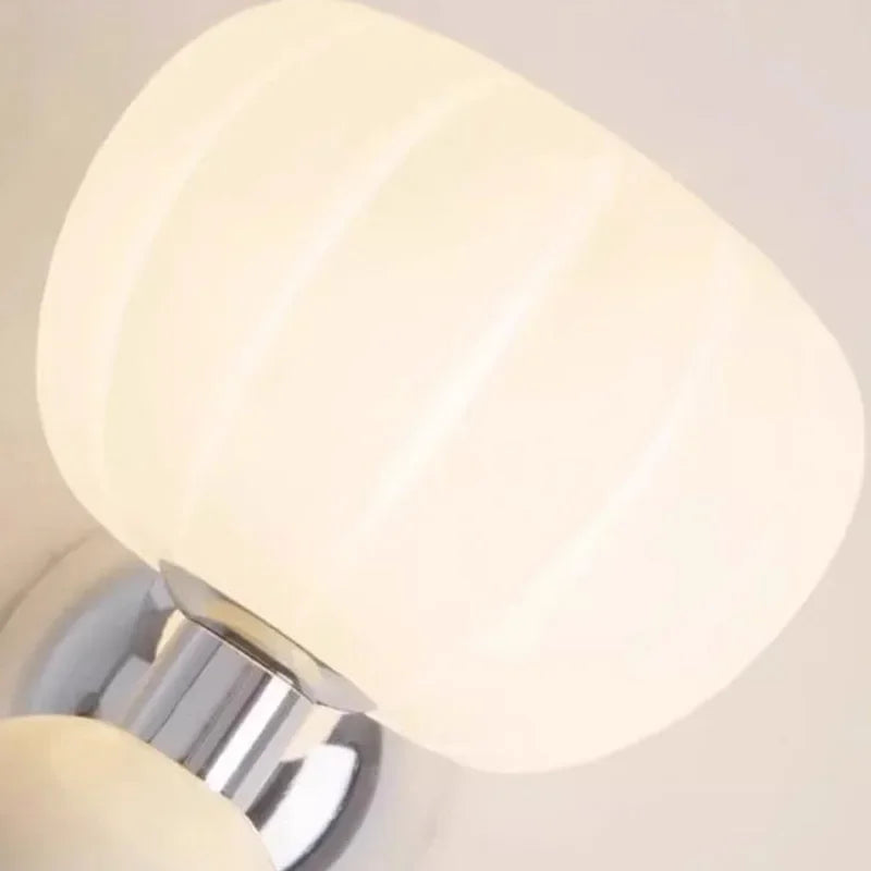 DecorBites™ Cream Breeze Pumpkin LED Wall Sconces for Bedroom Living Room Dining Hallway