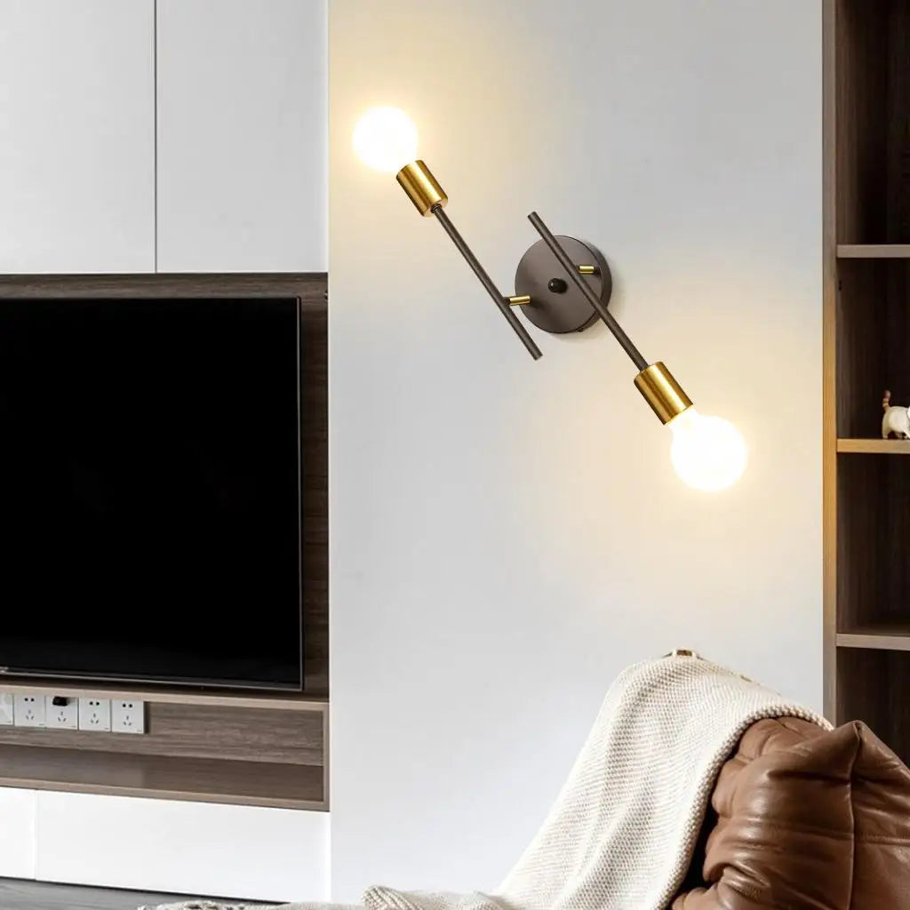 ثريا سقف LED من DecorBites™: شمعدان حائط صناعي حديث لغرفة النوم وغرفة المعيشة والمطبخ