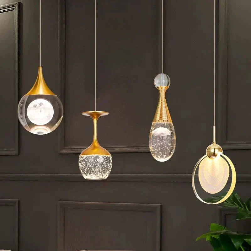 DecorBites™ Crystal LED Chandelier for Dining Room Decor