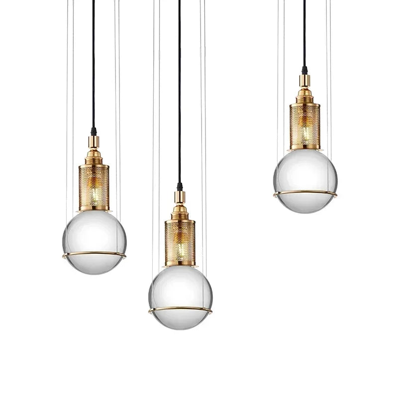 مصباح DecorBites™ الكريستالي المعلق LED لغرفة الطعام والمطعم وغرفة النوم