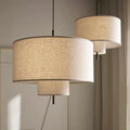 DecorBites™ Bohemia Fabric Pendel Lamp: Handmade French Design for Home, Office, and Hotel
