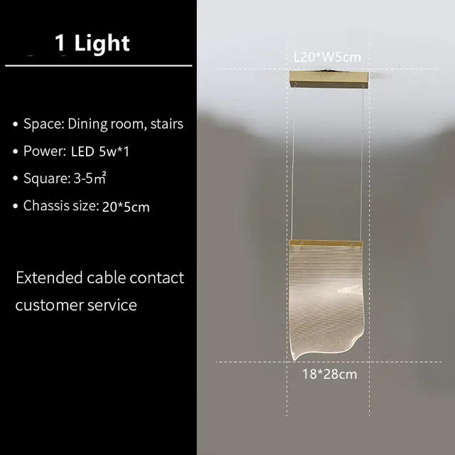 ثريا سقف بمصابيح LED موجهة من DecorBites™، تصميم عصري ومبتكر لإضاءة ديكور المنزل