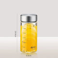 DecorBites™ Glass Sealed Jug | Vacuum Airtight Food Storage Jar | Kitchen Organizer