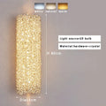 DecorBites™ Crystal Beads Wall Lamp LED Light Fixture for Home Decor & Living Room