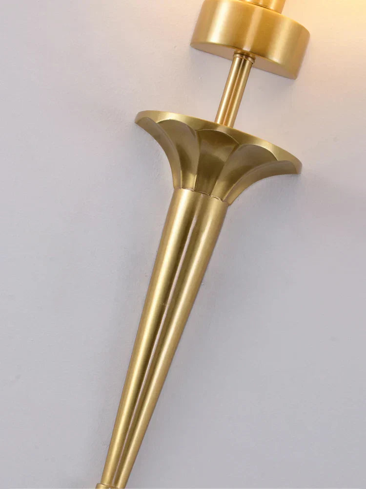 DecorBites™ Copper Wall Lamp: Bedroom Living Room LED Light Classic Home Decor