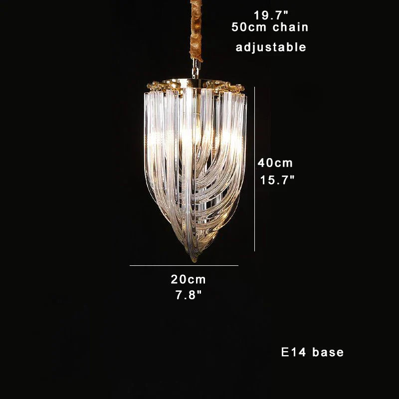 DecorBites™ Crystal Glass Pendant Lights, Dimmable Modern Lighting