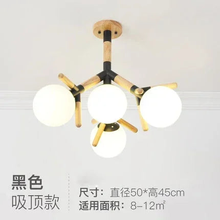 ثريا LED من DecorBites™: مصباح إضاءة معلق حديث لديكور المنزل لغرفة المعيشة والمطعم والمطبخ