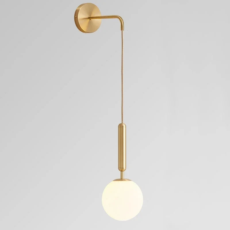 DecorBites™ Elegant Glass Wall Lamp for Living Room Bedroom LED Lighting