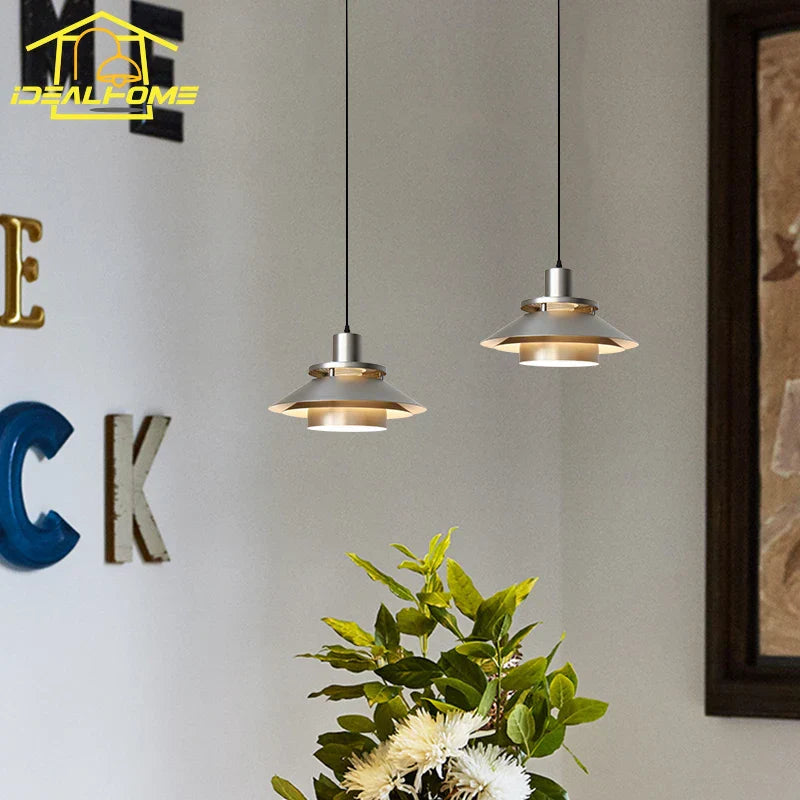 أضواء DecorBites™ الصناعية الرجعية المتدلية LED لغرفة النوم، المطبخ، وغرفة الطعام