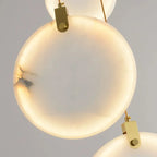 Modern White Marble Pendant Light
