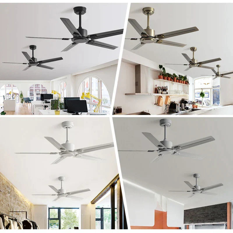 DecorBites™ 52/56 Inch 35W DC Motor Modern Ceiling Fan with Remote Control