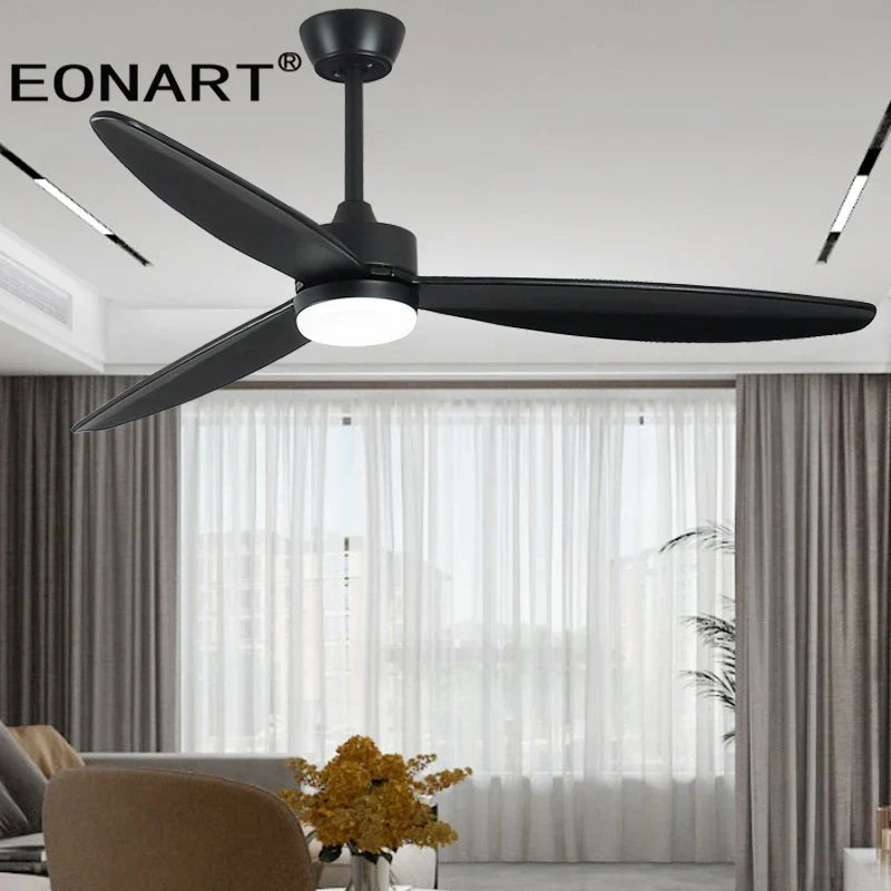 DecorBites™ 60" Modern DC Ceiling Fan with LED Light and Remote Control