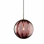 Nordic White Glass Globe Pendant Light