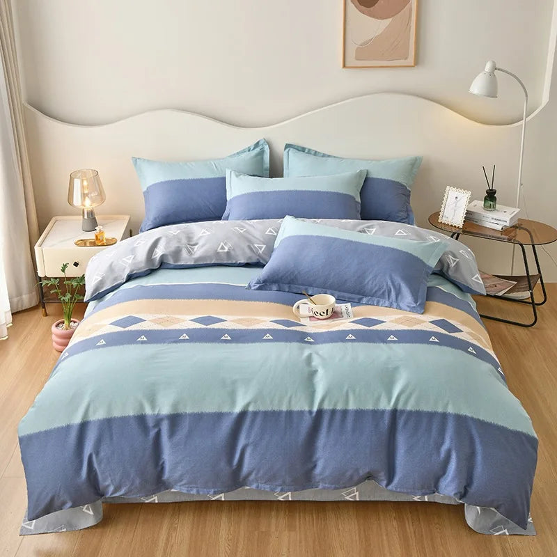 DecorBites™ Cotton Printed Bedding Set for Sweet Cozy Sleep
