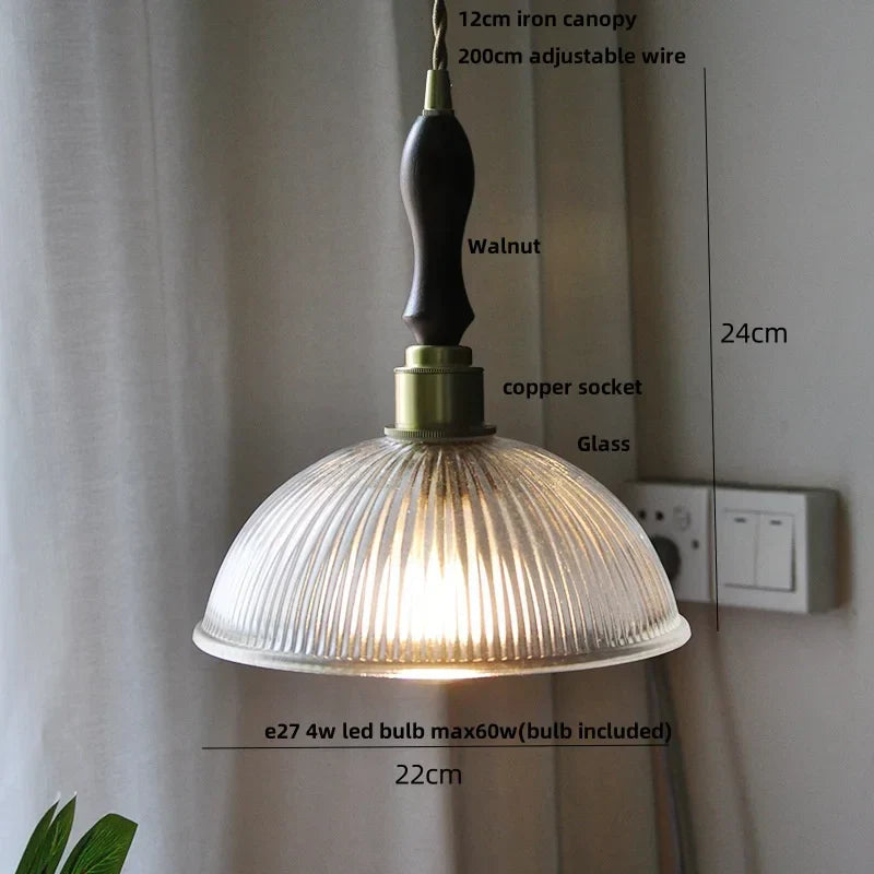 DecorBites™ Glass LED Pendant Light Chandelier for Modern Home Decor