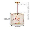 مصباح سقف ذهبي DecorBites™ على شكل قفص طائر لغرفة المعيشة وغرفة النوم بالمنزل على الطراز الاسكندنافي